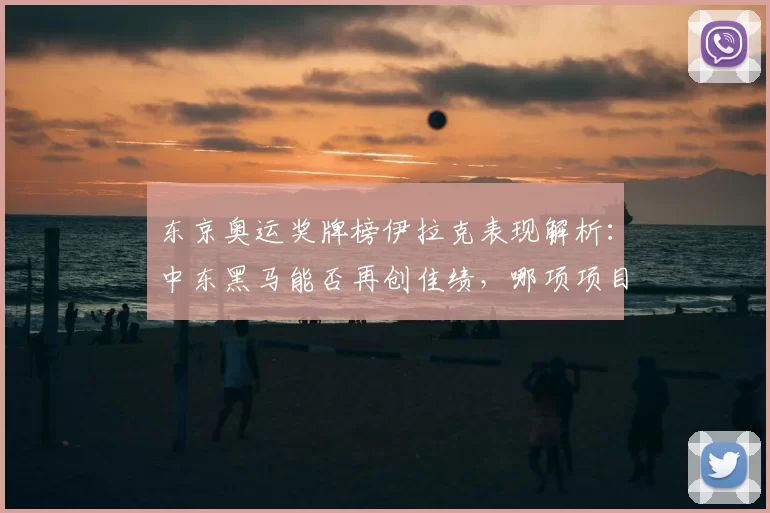 东京奥运奖牌榜伊拉克表现解析：中东黑马能否再创佳绩，哪项项目可望突破