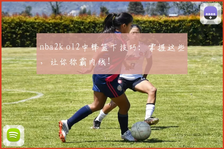nba2k ol2中锋篮下技巧：掌握这些，让你称霸内线！